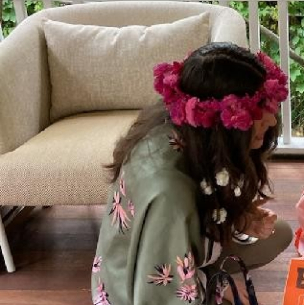 CUSTOM Handmade Renaissance Statement Flower Crown - Picture 3 of 5